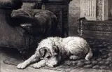 Untitled by Herbert Dicksee, 1910, Etching published by Frost & Reed, sold Mar 2015
