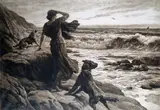In sight at last Signed, with faint blind-stamp Etching, published by Frost & Reed, 1923 46 x 64cm; 18 x 25in (plate size) ++Good condition by Herbert Dicksee, Etching, published by Frost & Reed, sold Mar 2015