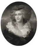 After Sir Thomas Gainsborough R.A by Norman Hirst, Mezzotint, oval, offered Mar 2015