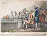 Untitled by James Gillray, etching, sold Mar 2015