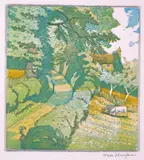 Untitled by Hall Thorpe, Woodcut, sold Mar 2015