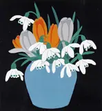 Crocus Signed and titled Woodcut, published 1922 16.5 x 15cm; 6½ x 6in ++Good condition by Hall Thorpe, Woodcut, published, sold Mar 2015