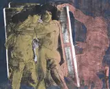 The Balcony Signed and titled Artist’s proof Etching with by André Bicí¢t, Etching with aquatint, sold Mar 2015