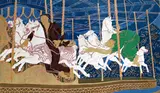 The Merry go Round Two, both silkscreens 57.5 x 94cm; 23¾ x 37in and similar (2) ++Both good condition by Sara Lutyens, print (other), offered Mar 2015