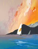 Approaching Storm Signed and numbered 48/250 Silkscreen 56 x 43.5cm; 22 x 17in ++Good condition by Donald Hamilton Fraser, Silkscreen, offered Mar 2015
