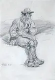Untitled by James Ward, Pencil, sold Mar 2015