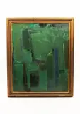 Untitled abstract by Kyeld Hansen, oil on canvas, sold Feb 2015
