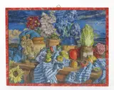 Still Life, 1995 oil on canvas board, with painted frame signed and dated to middie, paper exhibition label to reverse 44 x 35cm by Joseph Sevier, oil on canvas board, sold Feb 2015