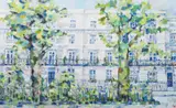 Wellington Square - King's Road by Michael Warren, oil on board, sold Feb 2015