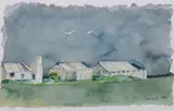 Cranach by Michael Warren, 1979, watercolour on paper, sold Feb 2015