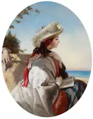 The love letter by Augustus Egg, oil on canvas, sold Feb 2012