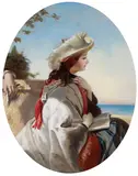 The love letter by Augustus Egg, oil on canvas, sold Feb 2012