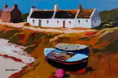 'Port Elen on the Island of Isla in Scotland' by Donald McIntyre, sold Sep 2012