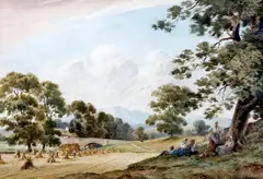 'Harvest rest, Westmorland' by Percy Lancaster, offered Sep 2012