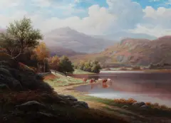 'Silver Howe from Rydal Lake, Westmoreland' by William Mellor, sold Sep 2012