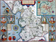 Lancashire by John Speed, sold Jun 2012