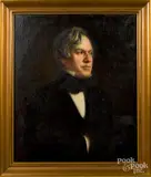 portrait of William Seaton by George Healy, oil on canvas, sold Aug 2018