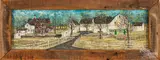 of Lapps Amish Farmstead by Dolores Hackenberger, oil on canvas, sold Aug 2018