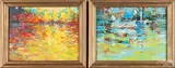 works by Barbara Crowther Chadwick, oil on canvas, sold Jun 2018