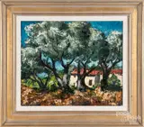 Provence by Auguste Durand-Rosé, oil on canvas, sold Jun 2018
