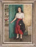 portrait Alice by Catherine Harley Grant, oil on canvas, sold Jun 2018