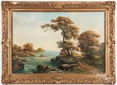 landscape by Rudolph Eicher, oil on canvas, sold Jun 2018