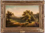 landscape by William Langworthy, oil on canvas, sold Jun 2018