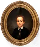 portrait of Daniel Swift Burr by Robert Pratt, oil on canvas, sold Jun 2018