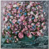 floral still life by Tim Hoover, oil on canvas, sold Jun 2018