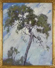 landscape by George Gardner Symons, oil on canvas, offered Apr 2018