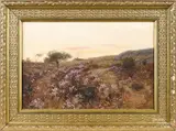 landscape by Frank Knox Morton Rehn, oil on board, offered Apr 2018