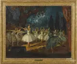 titled The Opera by Jean Cosson, oil on canvas, offered Apr 2018