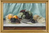 still life with fruit by Annie Snyder, oil on canvas, offered Apr 2018