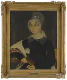 portrait of Ann R. Seward (1778-1868) by Ammi Phillips, oil on canvas, offered Apr 2018