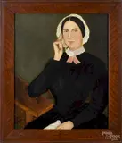 portraits of a husband and wife by John Arnold, oil on canvas, offered Apr 2018
