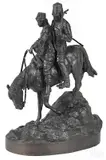 of two Cossacks on horseback by A.M. Bonegor, bronze, offered Apr 2018
