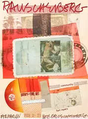 Untitled by Robert Rauschenberg, 1980, offset lithograph in colors, sold May 2022