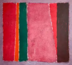 AM 8-21 by John Opper, acrylic on canvas, sold May 2022