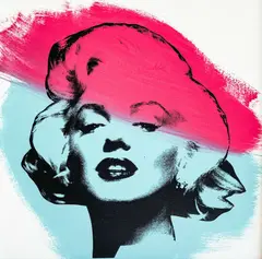 Marilyn by Steve Kaufman, silkscreen on canvas, sold May 2022