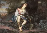L'oiseau envolé by Jean-Baptiste-Joseph le Tellier, Gouache, sold Apr 2023