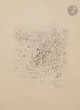 Bord de mer by Pierre Le Sueur, Lithographie, sold Apr 2023