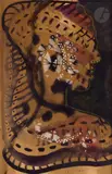 Dark goddess by Eileen Agar, 1949, Encre, gouache et rehauts de crayon gras, sold Apr 2023