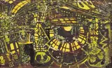 Composition by Eugène Gabritchevsky, Gouache, sold Apr 2023