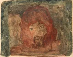 Visage by Eugène Gabritchevsky, Gouache, sold Apr 2023