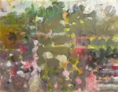 Composition by Jacqueline Lamba, 1962, Gouache, sold Apr 2023