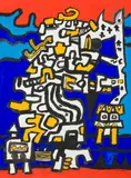 Au milieu des by Jacques Soisson, Gouache, sold Apr 2023