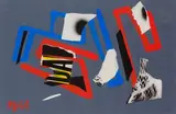 Da by Raoul Hausmann, 1964, Collage de photogrammes et gouache, sold Apr 2023