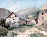 Saint Dalmas » by Henri Georges Troussard, 1951, Gouache, sold Nov 2011