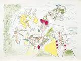 Fadbarla » by Roberto Matta, 1973, Lithographie en couleur signée et numérotée EA, sold Sep 2011