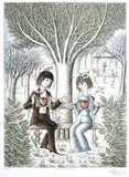 Opération à coeur ouvert » by Raymond Peynet, 1985, Lithographie en couleur, sold Sep 2011
